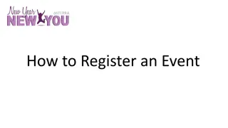 How to Register an Event Step-by-Step Guide