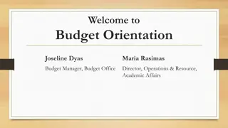 Budget Orientation Overview for Effective Financial Management