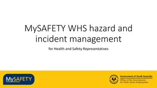 MySafety WHS Hazard and Incident Management Overview