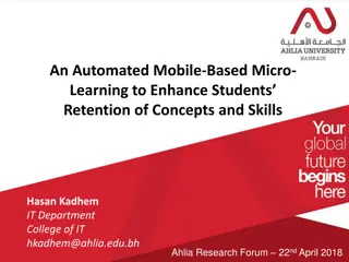 Enhancing Students' Retention Through Automated Mobile-Based Micro-Learning