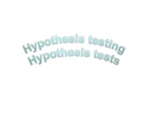 Hypothesis Testing: Examples and Interpretation