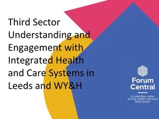 Integration of Third Sector in Healthcare Systems in Leeds and WY&H