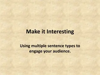 Mastering Sentence Types: Simple, Compound, and Complex Structures