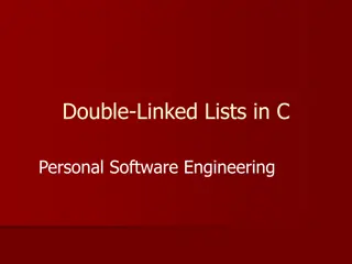 Doubly Linked Lists in C Programming