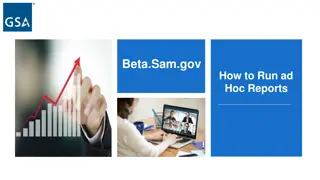 Unlocking Ad Hoc Reports on Beta.Sam.gov