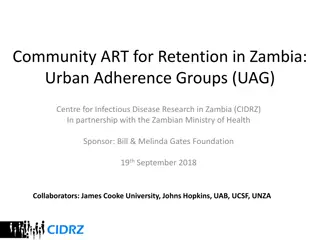 Community ART Program for Retention in Zambia: Analysis of Urban Adherence Groups