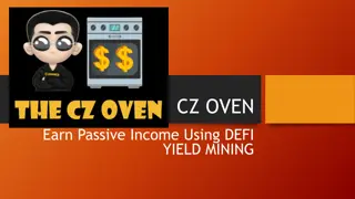 CZ.OVEN: Earn Passive Income Through DeFi Yield Mining