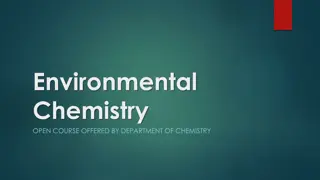 Comprehensive Environmental Chemistry Open Course Overview