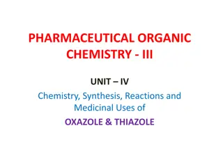 Chemistry, Synthesis, Reactions, and Medicinal Uses of Oxazole & Thiazole