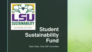 Student Sustainability Fund's Initiative for Environmental Responsibility