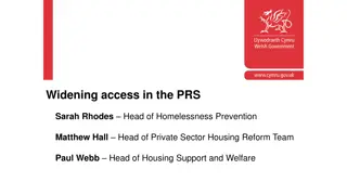 Transforming Housing Policy in Wales: A Focus on Preventing Homelessness