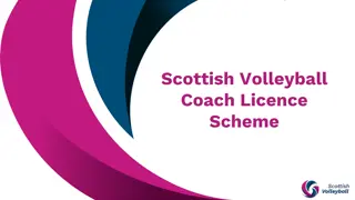 Scottish Volleyball Coach Licence Scheme Overview