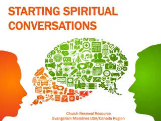 Starting Spiritual Conversations for Church Renewal