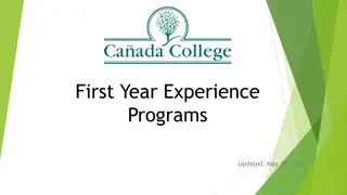 Enhancing First-Year Experience Programs for Holistic Student Support