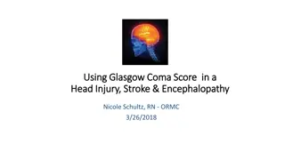 Glasgow Coma Score in Head Injury, Stroke & Encephalopathy