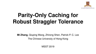 Parity-Only Caching for Robust Straggler Tolerance in Large-Scale Storage Systems