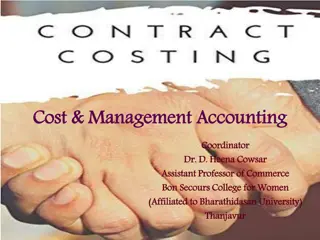 Understanding Contract Costing in Management Accounting