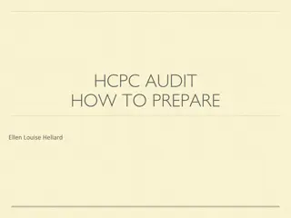 HCPC Audit Preparation Guidelines by Ellen Louise Hellard