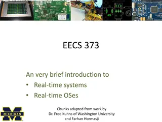 Introduction to Real-Time Systems and Real-Time OSes