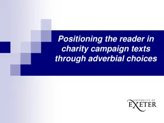 Understanding Reader Response in Charity Campaign Texts