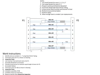 Harness Assembly Work Instructions for Electrical Wiring