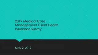 Analysis of 2019 Medical Case Management Client Health Insurance Survey Results