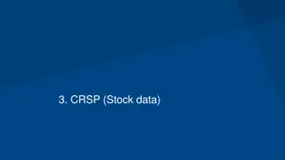 Comprehensive Overview of Stock Data Processing and Analysis