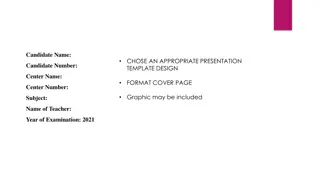 Professional Presentation Design Guidelines