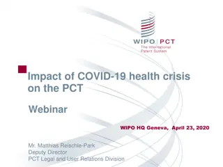 Impact of COVID-19 on PCT: Current Updates and Guidelines