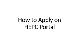 Step-by-Step Guide on Applying through HEPC Portal