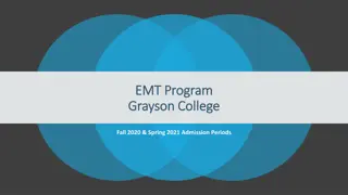 Grayson College EMT Program Information