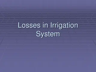 Losses in Irrigation Systems: Measurement Methods and Techniques