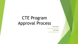 Comprehensive Guide to CTE Program Approval Process