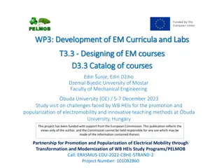 Development of Electromobility Curriculum at Dzemal Bijedic University