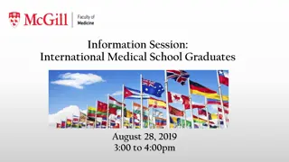 International Medical School Graduates Information Session