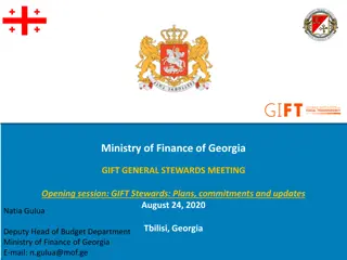 Public Finance Management Reform in Georgia: Achievements and Rankings