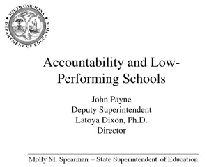 School Accountability and Improvement Initiatives in South Carolina