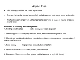 Challenges and Future Trends in Aquaculture Farming Practices