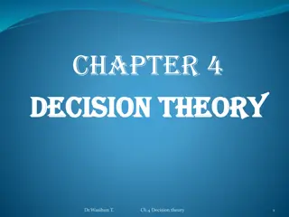 Introduction to Decision Theory in Business Environments