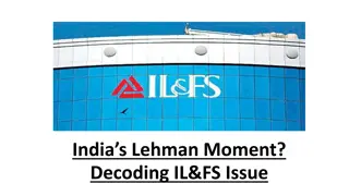 The IL&FS Crisis: Decoding India's Lehman Moment