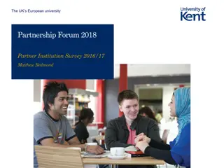 University Partnership Forum 2018: Survey Results & Feedback Analysis