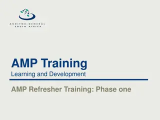 Comprehensive Overview of AMP Training and Development Modules