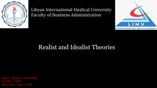 Realist and Idealist Theories in Business Administration