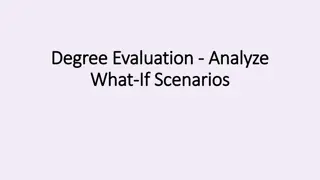 Exploring Degree Progress with What-If Analysis