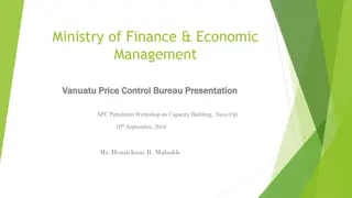 Vanuatu Price Control Bureau Presentation Highlights Key Responsibilities and Structure