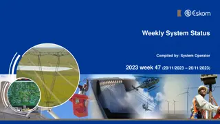 Weekly System Status Update: Adequacy of National Electricity Supply (Week 47, 2023)