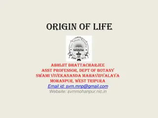 The Origin of Life and Plants: Insights from Abhijit Bhattacharjee, Asst. Professor of Botany