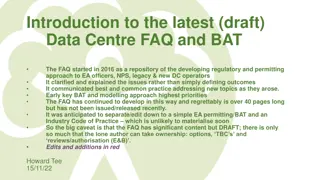 Latest Developments in Data Centre FAQ and BAT