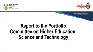 Overview of Council Members' Profiles and Subcommittees in Higher Education and Science