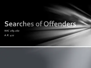 Guidelines for Inmate Searches and Facility Security